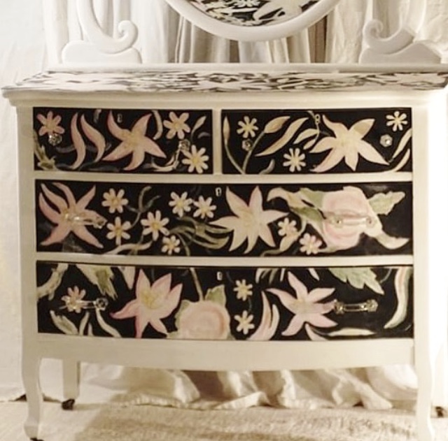 Christinesherry Painted Daisypike Dresser